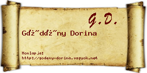 Gödény Dorina névjegykártya